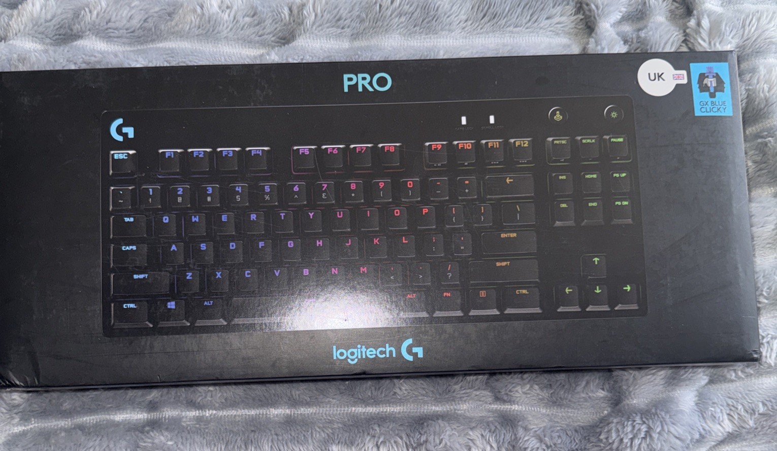 Logitech G PRO TKL Mechanical Gaming Keyboard Detachable Micro USB Cable UK