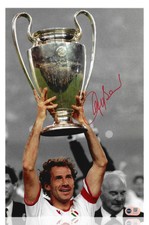 FRANCO BARESI SIGNED AC MILAN LEGEND 15X10 PHOTOGRAPH (ACG CERT AG17701)