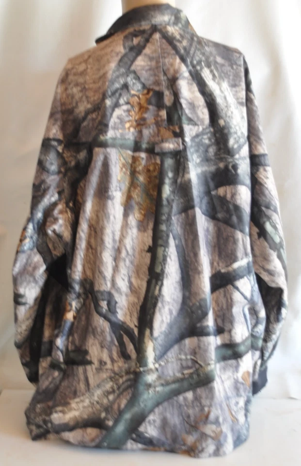 Browning 2XL Mossy Oak Camo Pre-Vent Hunting Jacket Coat Missing Hood - Image 4 of 4