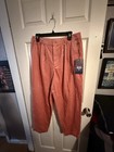 Rowing Blazers for Target Womens Corduroy Pleated Baggy Pants sz 10 Pink Cotton — photo 1