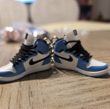 Nike Sneaker Shoe Keychain Pair Blue White Black 2 per order