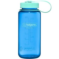 Nalgene 16oz Wide Mouth CORNFLOWER BLUE Sustain BPA/BPS Free Water Bottle