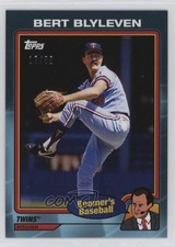 2024 Topps x Chris Berman Boomer's Baseball Teal 17/50 Bert Blyleven HOF 0qw3