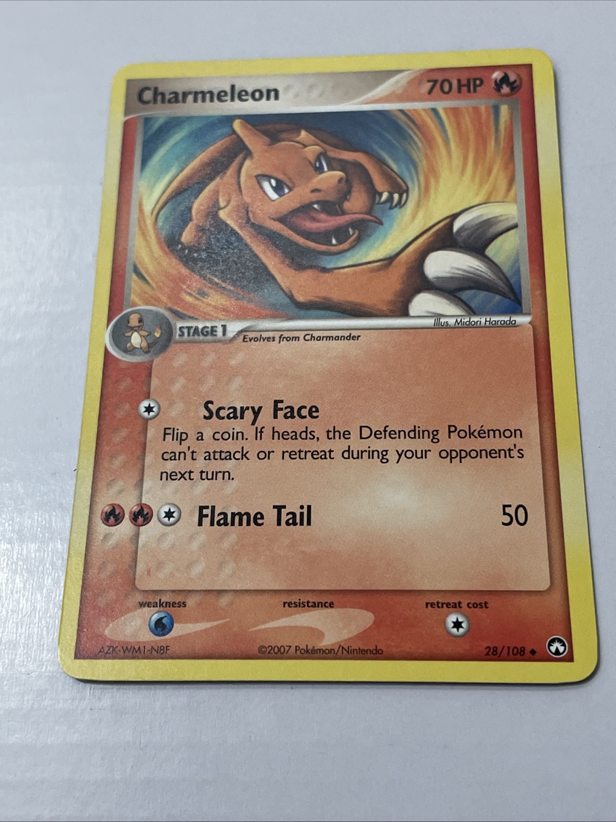 Charmeleon 28/108 EX Power Keepers Pokémon Card