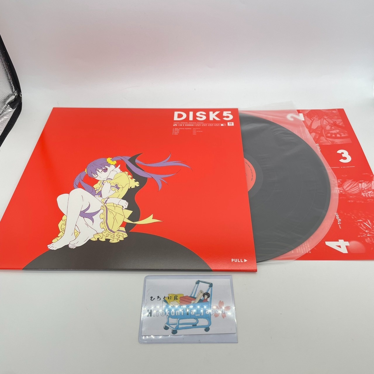 Monogatari Vinyl Collection UTAMONOGATARI Limited Edition LP BOX 5 vinyl Records MONOGATARI Series ...