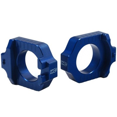 Works Connection Achsblock Kit Elite Yamaha YZ250F 12-25 YZ450F 10-25 blau blau
