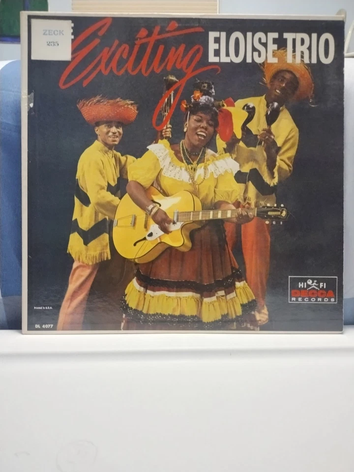 ELOISE TRIO Exciting SCARCE 1960 DECCA PINK LABEL PROMO LP Calypso/Goombay HEAR! Foto 2 de 4