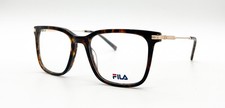 NEW FILA VF1732 0722 YELLOW HAVANA AUTHENTIC EYEGLASSES 52-18-145