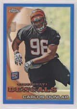 2010 Topps Chrome Blue Refractor 50/199 Carlos Dunlap #C65 0hx6