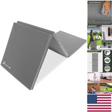 Portable 6  x2  Tri-Fold Exercise Mat with Joint Protection for Active Lifestyles