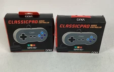 (2) SNES Classic Pad Wired Controllers By CIRKA For SNES