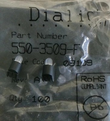 550-3509F Dialight LED BiColor Green Red 3Pin Bulk 20 PIECES