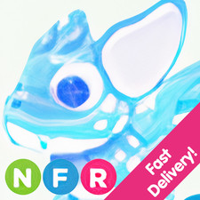 Arctic Dusk Dragon   Neon Fly Ride NFR   US Seller Adopt From Me Today