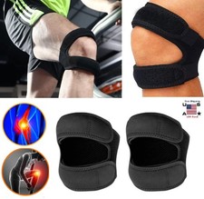 2  Knee Support Patella Stabilizer Strap Band Tendon Brace Joint Pain Sports Gym