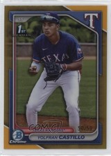 2024 Bowman Chrome Prospects Gold Refractor /50 Yolfran Castillo #BCP-159 5g3