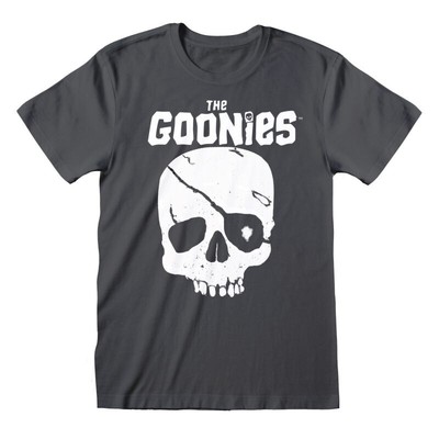 The Goonies T-Shirt Herren The Goonies Skull grau Fan-Merch, Filme, TV-Serien