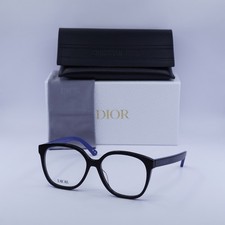 Dior LaParisienneDiorO S3I 1000 Black 56mm Eyeglasses New Authentic