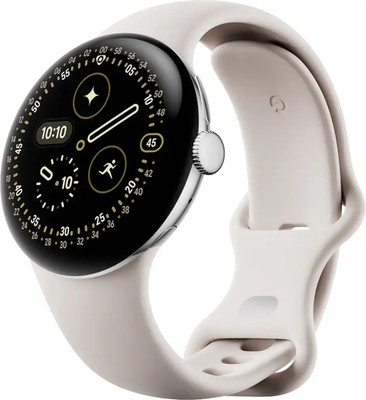 Google Pixel Watch 4 4th Gen 41mm WiFi GPS Polished Silver Porcelain GA10830-US