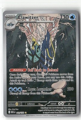 Pokemon Clawitzer Illustration Rare ME01: Mega Evolution 141/132