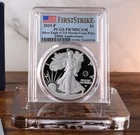 2025 P $1 American Silver Eagle 250th Marine Corps Privy PCGS PR70 First Strike
