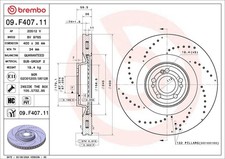 2x BREMBO Bremsscheiben Vorne passend f&uuml;r MERCEDES-BENZ GLE (W167) 400mm
