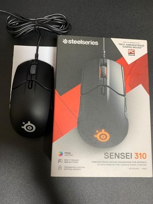 SteelSeries Sensei 310 Wired Gaming Mouse Black Used Tested