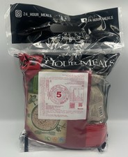 GENUINE SWEDISH MILITARY ARMY 24 HOUR FREEZE DRIED RATION FOOD PACK. MENU 5.