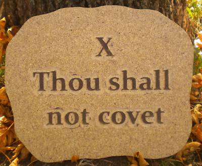 10 Commandments Plastic Mold Casting Plaster Cement Mould  11'' x 9.75'' x 3/4''