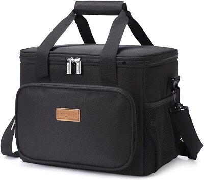 Lifewit 15L 24 Dosen Thermo Picknick Brotzeittasche Groß Weich Kühltasche für Outdoor
