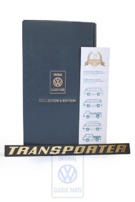 Original VW T3 Transporter Schriftzug Emblem GOLD COLLECTOR`S EDITION LIMITIERT