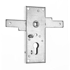 Bever/Nemef Garagentorschloss 1806/02 Stangenanschluss PZ 9mm Nuss 60mm verzinkt