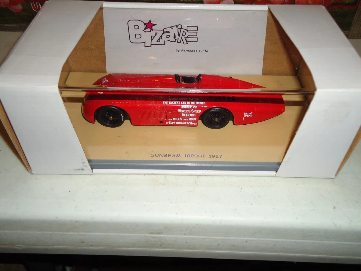 1/43 BIZARRE 1927 SUNBEAM 1000HP LAND SPEED RECORD LSR RESIN NEW BOXED