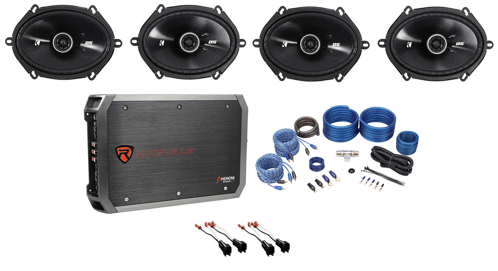 Замена динамиков Kicker 6x8 4-канальный усилитель для Ford Explorer Sport Trac 2001-05 годов выпуска 43090₽