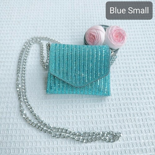 Damen Abendtasche Kette Schultertasche Hochzeit Party Strass Glitzer Clutch - Bild 28 von 31