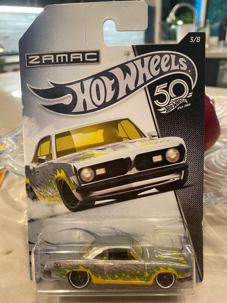2018 Hot Wheels 50. JubiläUm Zamac 3/8 '68 Plymouth Barracuda Formel S Wpr5-image