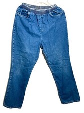 VTG Chic Women's 12 AVG Pull On Mom Crop High Rise Elastic Waist Jeans Pants