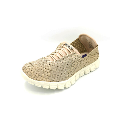 ZEE ALEXIS Women's Danielle Champagne Woven Sneaker (DNL247)