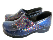 DANSKO Patent Leather Women's Twin Pro Tranquility Clogs Size EU 41 US 10.5/11