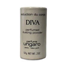 Vintage Ungaro DIVA Seduction du Corps Perfumed Body Dusting Powder 0.2 oz Mini
