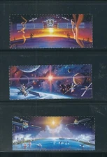 UN SC # NY 610a, Geneva 221a, Vienna 134a Mission To Planet Earth . MNH