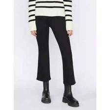 FRAME The Jetset Crop Mini Boot Black Kick Boot Jeans Sz 2 30x26
