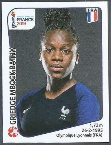 PANINI WOMENS WORLD CUP-FRANCE 2019- #028-FRANCE-GRIEDGE MBOCK BATHY
