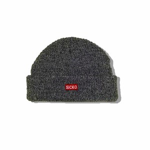 mini fisherman beanie black