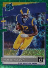 2020 Panini Donruss Optic Football Rated Rookies #176: Van Jefferson Green