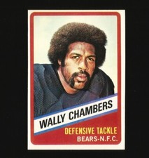1976 Wonder Bread Football Card Number 15 Wally Chambers Chicago Bears #15