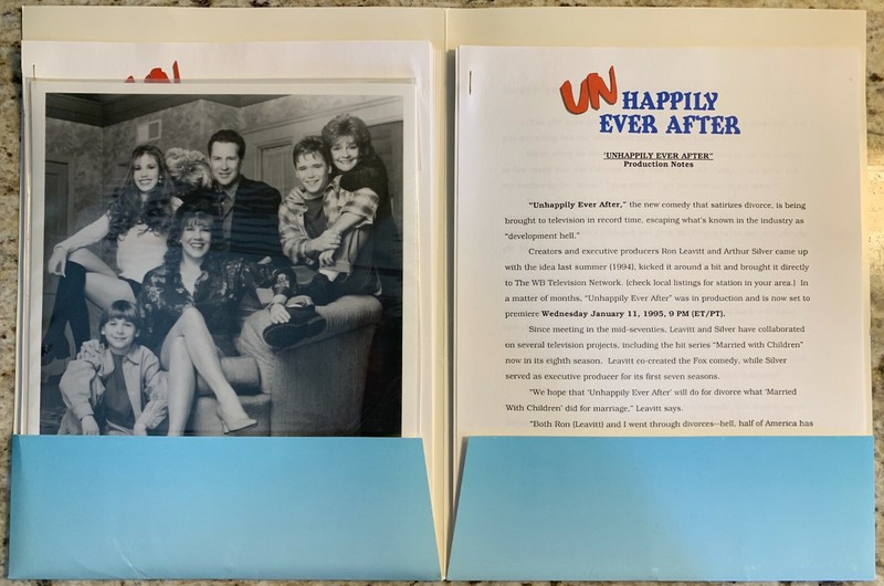 Unhappily Ever After TV Show Press Kit Photo Geoff Pierson Stephanie Hodge 1995