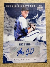 2018 DIAMOND KINGS ROOKIE SIGNATURES AUTO MAX FRIED S-MF BRAVES YANKEES