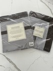 NWT Lot Of 2 Restoration Hardware ITALIAN FRAMED SATEEN BEDDING EURO SHAMS $89ea — photo 3