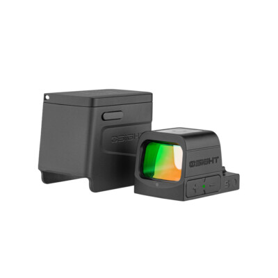 オーライト OSIGHT S ダットサイト 2MOA 32MOA 実物 Olight Osight S 2 MOA Dot & 32 MOA Circle in OAL Material, Red 2