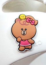 Crocs Jibbitz Shoe Charms Shoe Accessories Choco Friends Line Friends Cute Bear